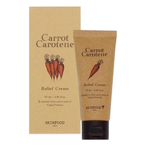 스킨푸드 캐롯 카로틴 릴리프 크림 70ml 무겁지 않고 가벼운 수분 진정 크림!, 1개