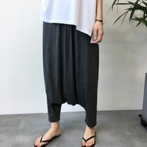 리즈와이 알라딘 롱 하렘 배기팬츠 루즈핏 밴딩바지 남녀공용 (55~88)