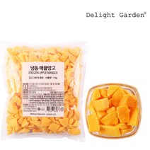 딜라잇가든 [딜라잇가든]냉동 애플망고 스무디컷 1kg, 단품없음