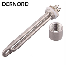 샤워기 부품 dernord 침수 DC 히터 13939 bsp dn25 나사산 태양열 온수기 12v 600w 400w 300w amp 로크넛 앰프 부속품