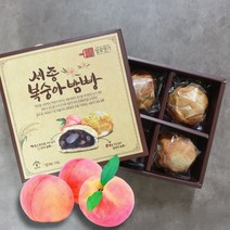 세종 복숭아밤빵 왕 복숭아빵, 복숭아 밤빵 4구