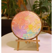 백드롭 페인팅 키트 젤스톤, 절약형키트, 40*50cm, 이상한 나라의 아이스크림