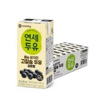 연세두유 뼈를 생각한 고칼슘 두유 검은콩, 140ml, 24개