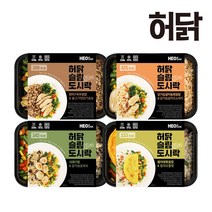 허닭 슬림 도시락 220g 4종 4팩