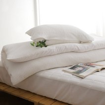 요커버 요매트 순면 광목 누빔피그먼트, 화이트