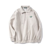 SUPERSUB 10/6 배송 테니스 하프 집업-오트밀 154298