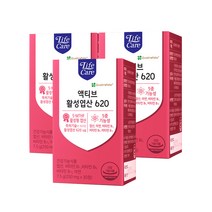 라이프케어 액티브 활성엽산 620 7.5g, 30정, 3개