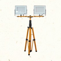 작업등 이동식 스텐드 투광기 100W 야외조명, 2등용(100W), 1개