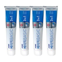 2080 베이직 충치케어 대용량 벌크형 업소용 치약 150g, 4개