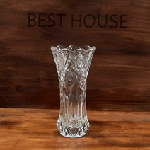 MDG5783 유리화분 화병 수반 크리스털 화관 N1020 10x20cm (유리화분/화병/수반/크리스털)