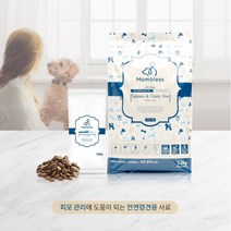 강아지 피부병 저알러지 피모관리용 무곡물 습식사료 펫푸드 애완용품 식탐