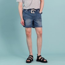 지기젠 남성용 밴딩 청반바지 진청/중청