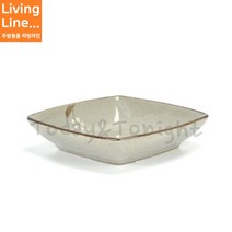 Kitchen 한식 도자기 사각 구프 한정식 고급 찬기 반찬그릇 업소용 식당 반찬 그릇 식기, ♡로코 설화 사각구프 4호♡, [ 1개 ]