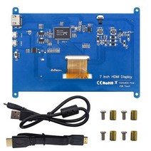 산업용 7인치 1024x00 라즈베리 파이 디스플레이 4 3B 윈도우 터치 스크린 미니 HDMI 모니터, 03 TN LCD Cable