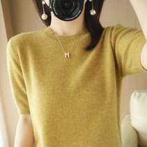 DFMEI풀오버 라운드 슬림 니트 여 니트