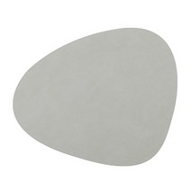 북유럽 린드 DNA 누포 곡선형 테이블매트 metallic (stone grey)