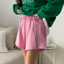 삥줄 미니팬츠 핑크 반바지