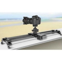 카메라 슬라이더 전동 무빙 레일 촬영 영상 장비, 수동100CM 탄소섬유 + 구형 헤드