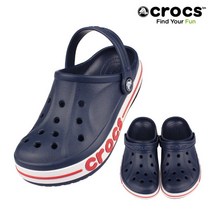 크록스 남여공용 바야밴드 클로그 네이비 205089-4CC