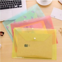 투명 포켓 똑딱이 A4 화일 플라스틱 서류 대 봉투 파일 케이스 시험지 계약서 넉넉한 문서 보관 정리 문서고 서류함