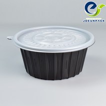 195파이 냉면용기 미니탕 대 FP 블랙 박스400개세트, 소