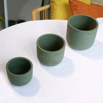 뜨레몽 컬러 토분 2nd Edtion 국산 수제 토기 화분 긴소형 여주 사기 화분, 원기둥, 시카모어, 9호