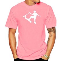남자 T 셔츠 스턴트 스쿠터 재미 있은 tshirt면 탑 플러스 크기 티 넥 옷, 17 Men Deep pink_06 XL