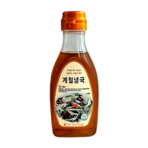 계절냉국 오이냉국소스 도토리묵사발 묵밥 국수 육수 물회 다용도소스, 2개, 300g