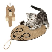 고양이 매트 스크래쳐 벽걸이 고양이용품, 색상:고양이