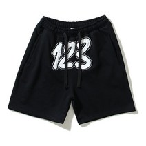 여름 스트릿 밴딩 반바지 남자 와이드 팬츠 홍대 힙합 바지