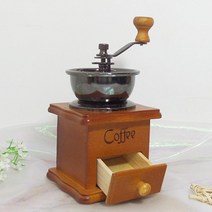 원두커피분쇄기 그라인더 수동 커피 콩 그라인더 금속 실용적인 조정 가능한 분쇄기 7, 2
