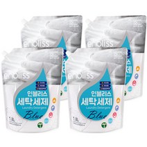 [인블리스] 일반드럼 겸용 세탁세제 블루 1.8L (리필) x4개, 4개