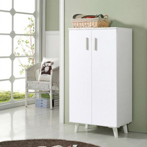 유니크가구 600 수납장 다리형, 화이트