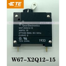 W67-X2Q12-15 5-1393252-6 Tyco Circuit 차단기 Tandem Trip 15A, 한개옵션0