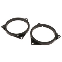 WENYAN 전자 설치를 위한 2pcs 자동차 스피커 혼 스페이서 링, 설명, 블랙, 플라스틱