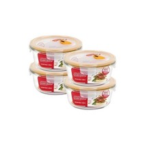 [본사] 락앤락 오븐글라스 유로스팀홀 원형 650ml(LLG831T) 4P, 없음