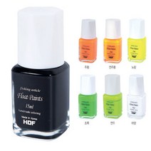 [유진낚시] 해동 HF-443 찌 도료 15ml, 주황, 1개