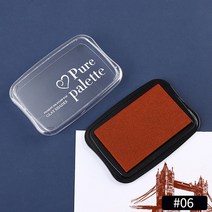 압인기 인두 도장 실링왁스 스템프 우표용 대형 빈티지 잉크 패드 DIY 공예 스크랩북 고무 나무 우표 종이 장식 12 색, 6.06