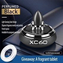 딥디크차량용방향제 카디퓨저 자동차향수탈취제자동차 공기 청정기 솔라 로켓 모델 센터 콘솔 장식 볼보 X, 01 Black