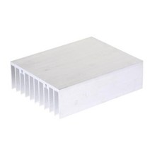 높은 50-80W를 위한은 알루미늄 방열기 방열판 150x120x45mm, 실버