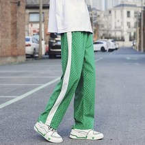 D58P33 봄계절 스트레이트핏 일자 남자 트렌드 트레이닝바지 캐쥬얼 긴바지 아메카지스타일 고가 츄리닝바지