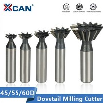 초경 합금 탄소강 엔드밀 밀링 XCAN 도브테일 커터 45 55 60 도 CNC 라우터 비트 스트레이트 생크 HSS, 32x60Degrees