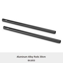 SmallRig 15mm Aluminum Alloy Rods 30cm 2PCS 12inch Long for DSLR Camera System Rail Rod Black 1053, [02] 20cm
