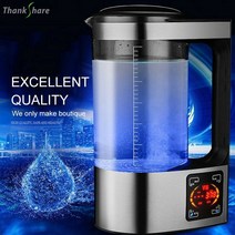 산소발생기 휴대용 가정용 산림욕기 2l 전기 수소 풍부한 물 주전자 물 ionizer 기계 물 필터 음료 수소 물 생성기 100v-240v, 110v, 영국