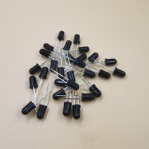 전자부품 100pcs 5mm IR LED 발광 다이오드 850nm 940nm 이미터 수신기 적외선 송신기 포토 트랜지스터 보이지 않는 DIY PCB, 03 IR 940nm Receiver, 03 IR 940nm Receiver