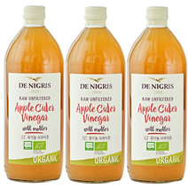 De Nigris Organic Apple Vinegar 1L x 3 De Nigris 유기농 사과식초