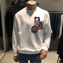 지프 쓰리와펜 로고 맨투맨