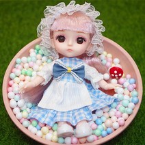 미니장난감 엔틱 옷을갈아입다 샤오파 바비양 인형 의류 어린이장난감 17 센치 프린세스 리얼 2668304745, 작은 젖당 인형 색동옷 _20 예 가방