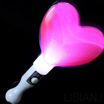 공연 콘서트 LED 야광봉 하트 핑크 팬클럽 야간행사 형광봉 연말공연 형광봉