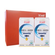 바이오헬스팜 [하이웰] 오메가3+비타민D x 2통세트